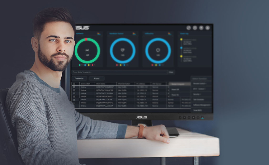ASUS Control Center Express op schermbeeld