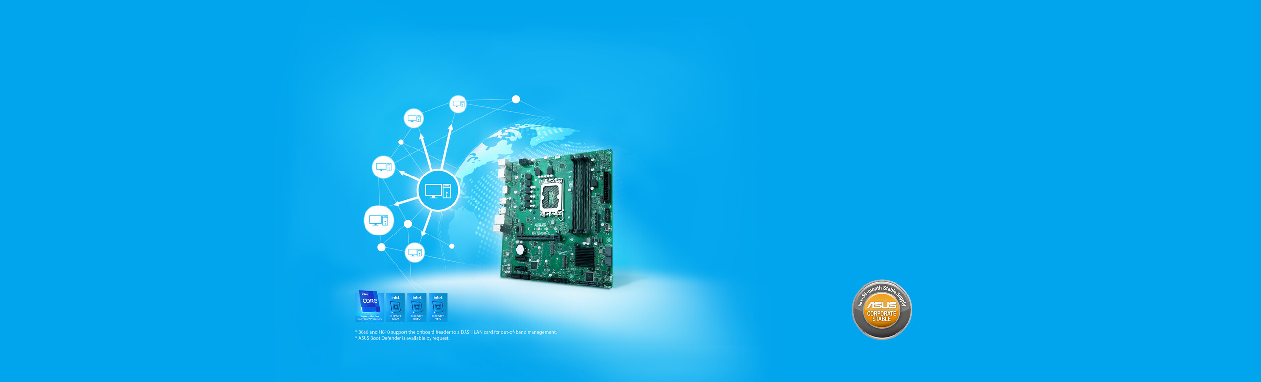 ASUS Pro Q670, B660, H610 motherboard series
