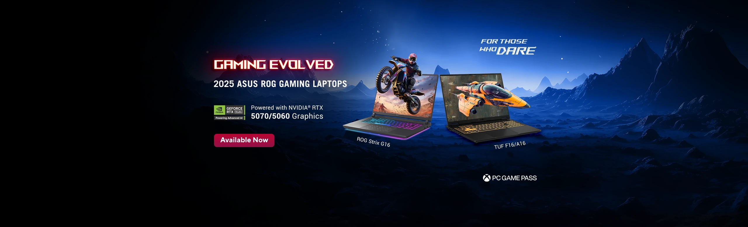 Gaming Evolved - ASUS ROG Gaming Laptops 2025