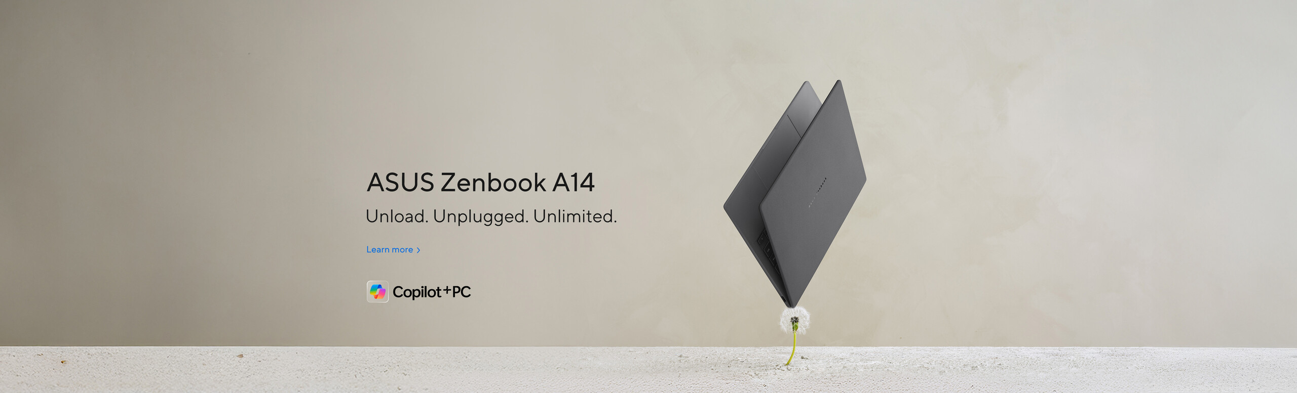 ASUS Zenbook A14 (UX3407);
Copilot+ PC