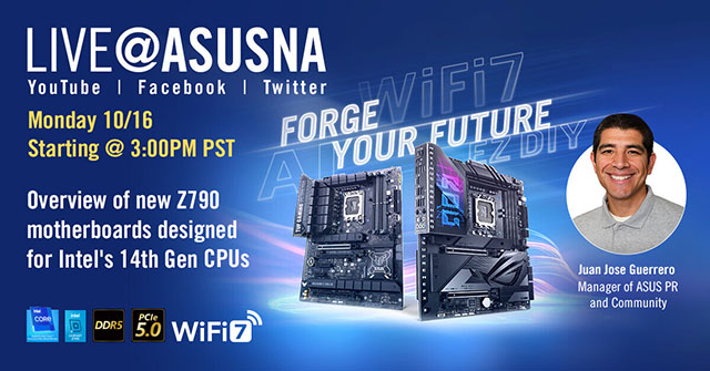 Nouveau ! Livestream d'aperçu des cartes mères Z790