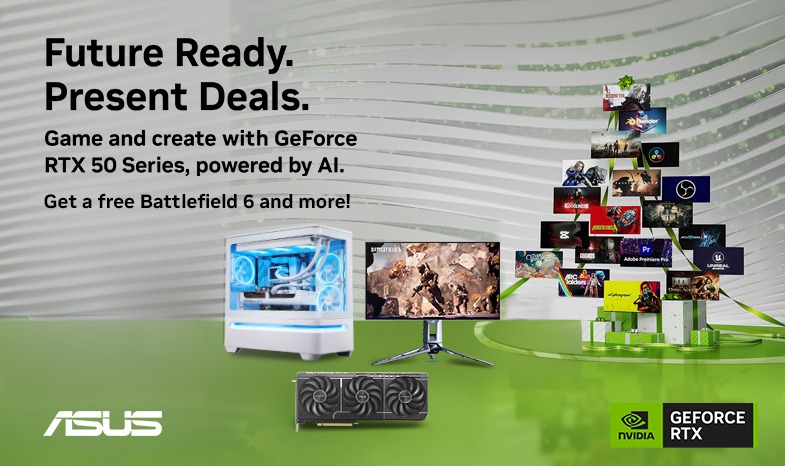 [ASUS x NVIDIA] Get a game and more exclusive merch with GeForce RTX™ 50 series !