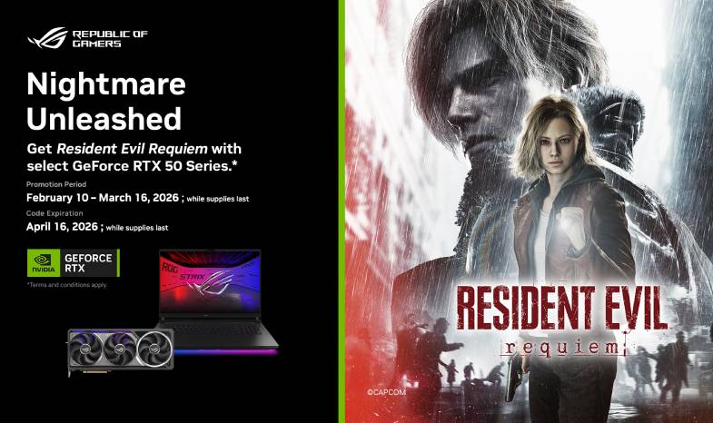Get Resident Evil Requiem with select GeForce RTX 50 Series