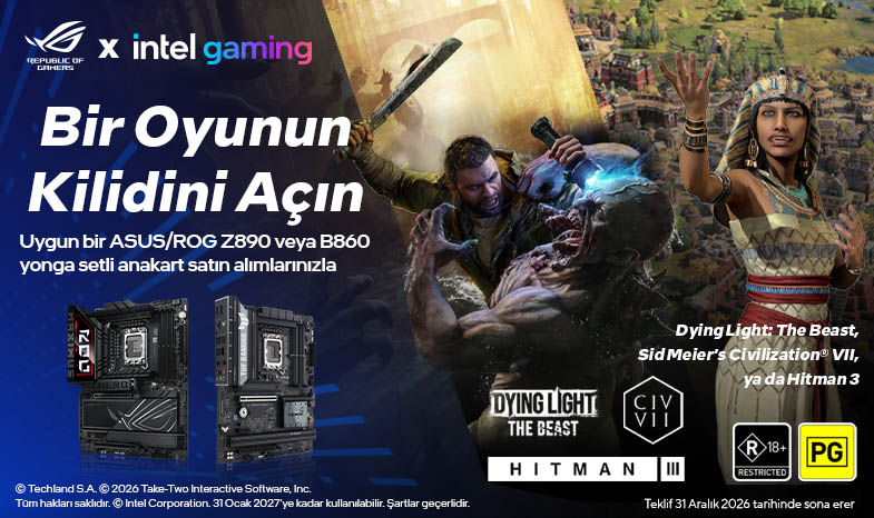 [ASUS MB x Intel] 2026 Anakart Oyun Kodu Kullanım Kampanyası