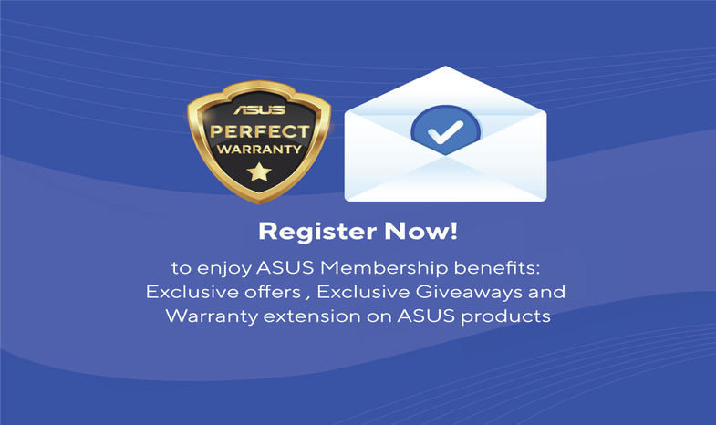 Join ASUS Membership to claim 40% off warranty extension 