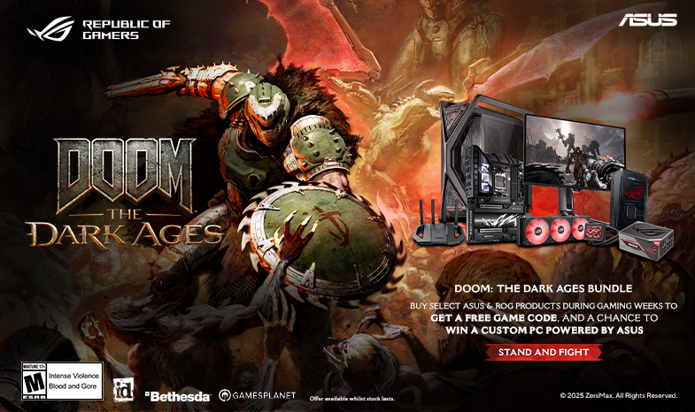 ASUS GAMING WEEKS WITH DOOM: THE DARK AGES BUNDLE OFFER