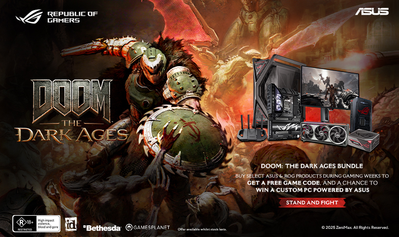 ASUS GAMING WEEKS WITH DOOM: THE DARK AGES BUNDLE OFFER