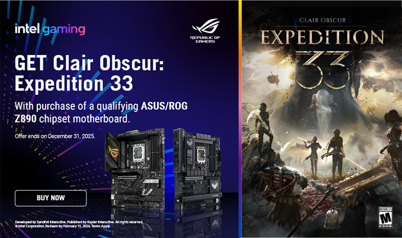 [ASUS x Intel] Expedition 33 Game Code Redemption