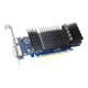 ASUS GeForce GT 1030 2GB DDR4 graphics card, front angled view