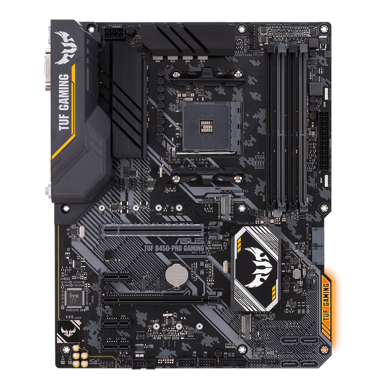 TUF B450-PRO GAMING front view