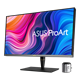 ProArt Display PA32UCX-PK, front view, tilted 45 degrees