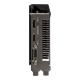 TUF Gaming GeForce GTX 1650 4GB GDDR6 graphics card, showing I/O ports