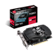 ASUS Phoenix Radeon™ RX 550 packaging and graphics card with AMD logo