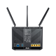 DSL-AC68U rear view, showing I/O ports