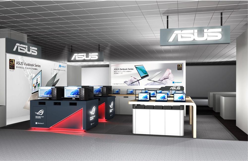 ヨドバシカメラマルチメディア梅田 地下1F PCコーナー内 ASUSフラッグシップ・コーナー