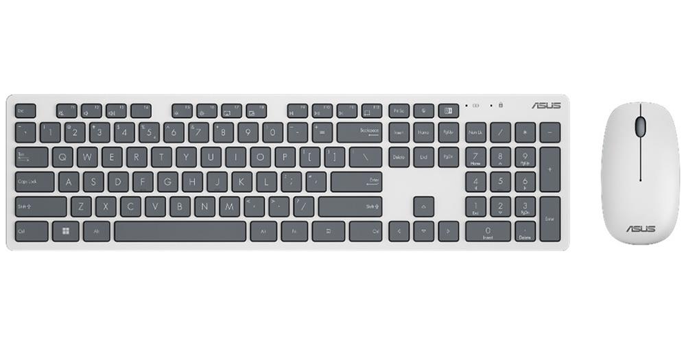 すぐに使えるワイヤレスキーボードとマウスを付属