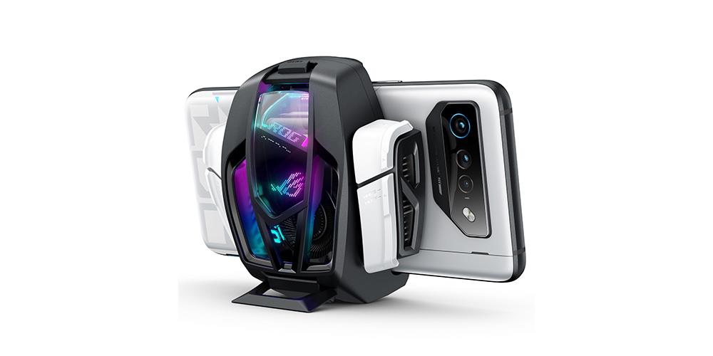 AeroActive Cooler 7を装着したROG Phone 7 Ultimate