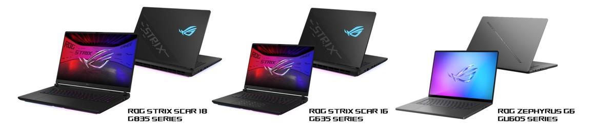 RTX50シリーズ搭載ROGゲーミングノートPC