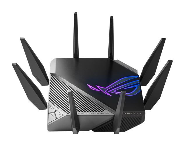 ROG Rapture AXE16000 router ürün fotoğrafı