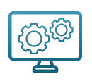 One-click fleet-wide firmware update workflow through Microsoft Intune with reporting icon.