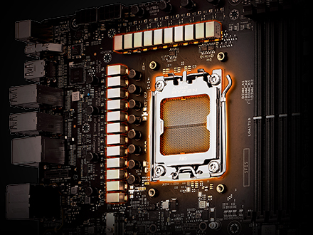 ASUS X670Eシリーズのマザーボードは、堅牢な電源ソリューションを搭載