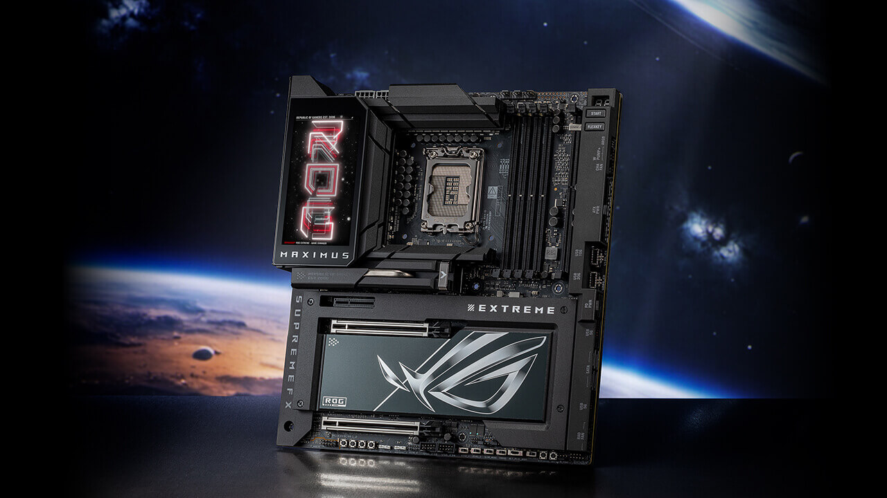 ROG Maximus Z890 Extreme 正面視角