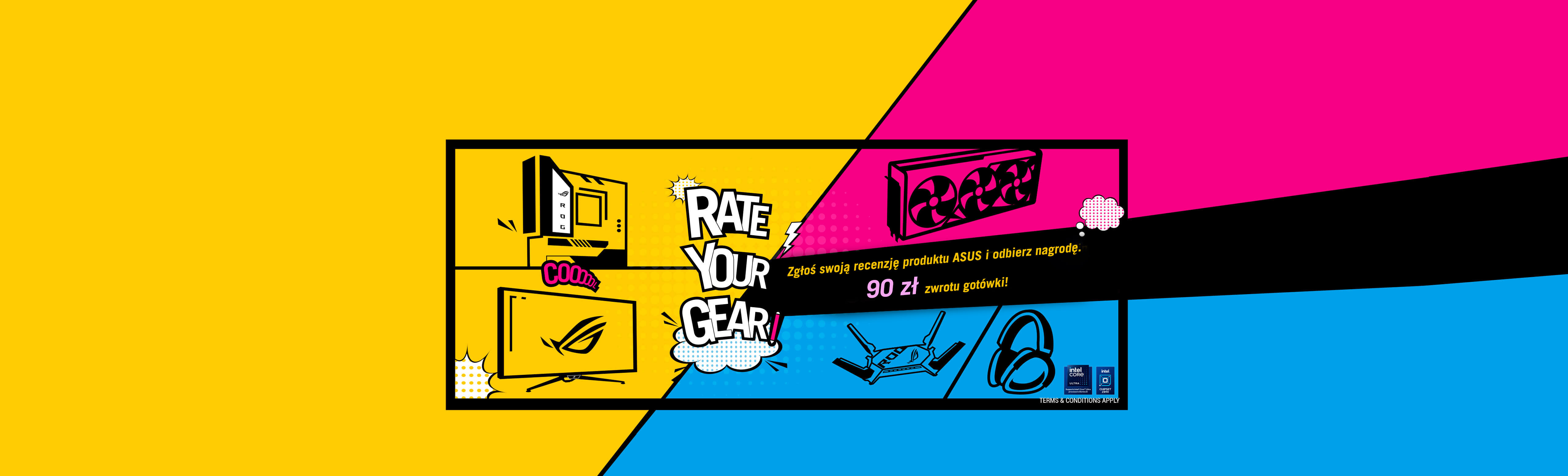 OCEŃ SWÓJ SPRZĘT! Podziel się wrażeniami z użytkowania produktów ASUS i ROG, aby wygrać nagrody