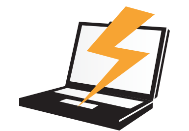 Electrical surges from a storm
