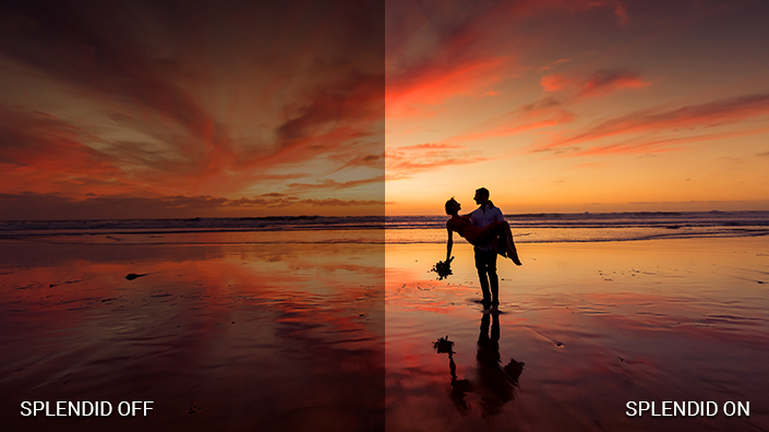 BE24EQSK features ASUS SplendidPlus™ technology that optimizes videos and images by enhancing color brightness, contrast and sharpness.