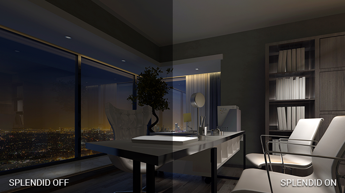 BE24EQSK features ASUS SplendidPlus™ technology that optimizes videos and images by enhancing color brightness, contrast and sharpness.